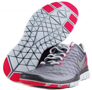  TR Fit Winter Sz 6 5 Cross Training Shoes Gray SLVR Pink Plat