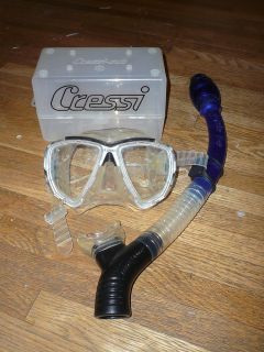 Cressi Big Eyes Diving Mask Aqua Lung Snorkel L K