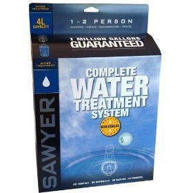SAWYER COMPLETE BIOLOGICAL CAMP WATER TREATMENT FILTER SYSTEM 4L 1