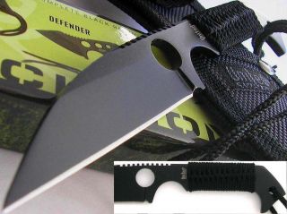 United Cutlery Tactical Black Ronin Master Hawkbill Neck Knife