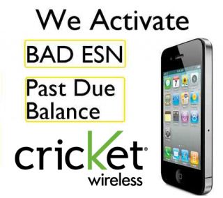 Flash / Activate Verizon & Sprint iPhone 4   Bad ESN To Cricket w/ Web