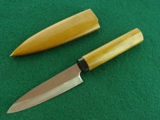 VG Vintage Kai Professional Japanese Sushi Chefs Knife w Sheath Knives