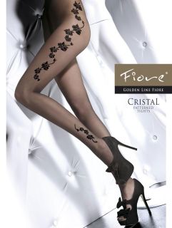 Tattoo Patterned Tights 20 Denier Cristal by Fiore Golden Line