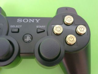  PS3 Controller 9mm Bullet Custom Button