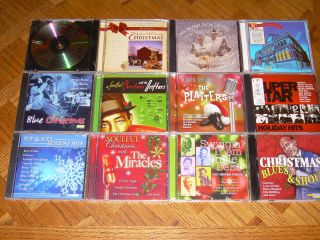 Lot of 12 Christmas CDs Soul Blues Country R B