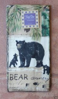 Bear Terry Towel Kay Dee Bear Country Kitchen Towel
