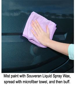 Pinnacle Souveran Liquid Spray Wax 64 oz Car Care Wax