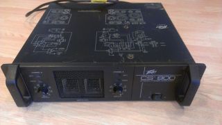 Peavey CS 800 Stereo Power Amplifier Power Amp CS800