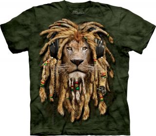  New Rasta Lion DJ T Shirt