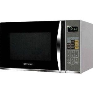 New Emerson 1 2 CU ft Microwave Oven with Grill Browning Function