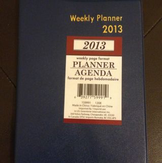 2013 Daily Weekly Planner Calendar Organizer Diary Tax Expense Journal