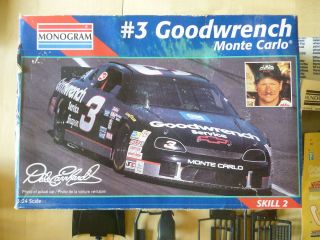 Dale Earnhardt #3 Goodwrench Chevy Monte Carlo Monogram Car Model Kit