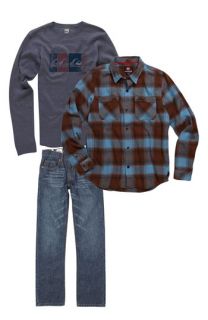 Quiksilver Thermal, Flannel Shirt & Jeans (Big Boys)