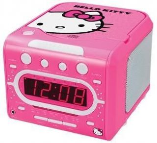  KITTY KT2053A PINK GIRLS ALARM CLOCK RADIO*with TOP LOADING CD PLAYER