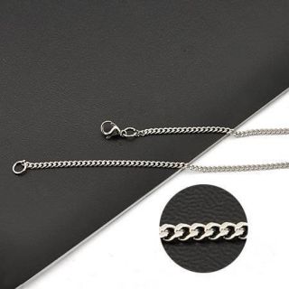 Stainless Steel Men Women Cuban Link Curb Chain Necklace 2mm 3mm 4mm
