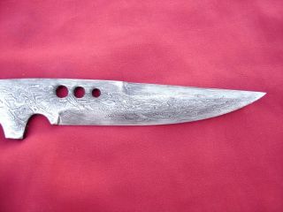 Custom Handmade Damascus Steel Fixed Blade Hunting Knife Blank Blade