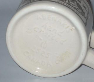  Pottery Abenakis Creamer Ye Olde Crock Print Beauceware Quebec Canada