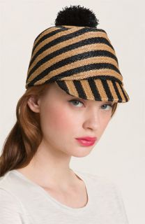 Burberry Raffia Stripe Cap