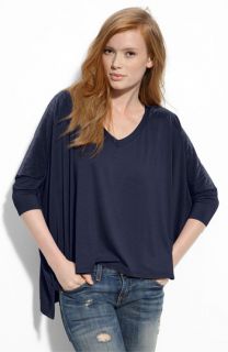 Ella Moss Velvet Trim Slouchy Tee