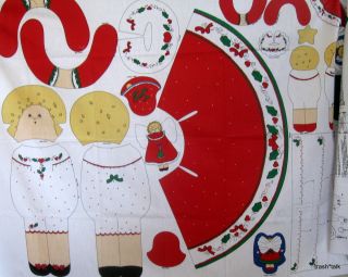 Daisy Kingdom Fabric Panel Soft Christmas Angel Doll Cut N Sew 21