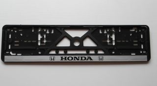 Honda Car New Number Plate Frame Holder Surround Screws