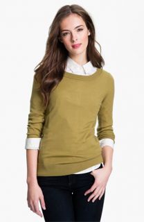 Halogen® Merino Crewneck Sweater