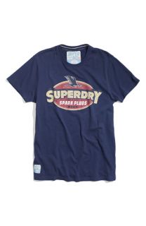 Superdry Triple Fire Trim Fit Crewneck T Shirt (Men)