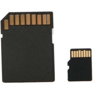 Dane Elec Da 2in1 04G R 4GB microSDHC Card w SD Adapter