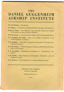 Daniel Guggenheim Airship Institute Publications 1 2 and 3 1933 1935