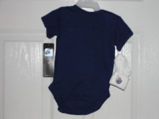 dallas cowboys baby onesie with socks 0 3 months
