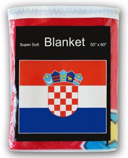  Fleece Blanket New Croatia Slavonia Dalmatia Istria Throw Cover