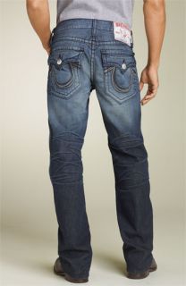 True Religion Brand Jeans Ricky   Rainbow Big T Relaxed Straight Leg Jeans (Ridin Dirty Wash)