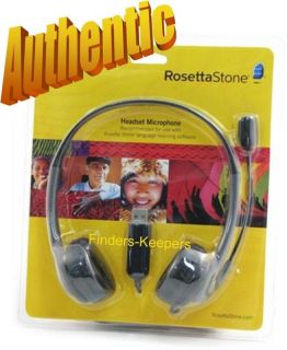 New Rosetta Stone USB Microphone Headset Ships Fast