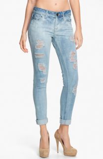 DL1961 Amanda  X Fit Stretch Destroyed Denim Skinny Jeans (Frenzy)