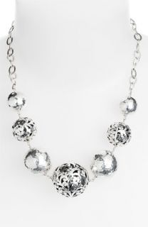 Lois Hill Ball & Chain Graduated Bead Necklace