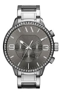 AX Armani Exchange Crystal Bezel Watch