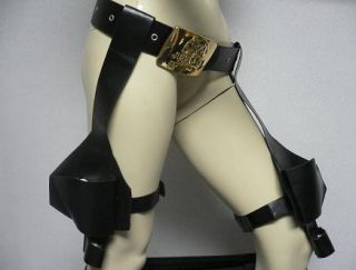 Sexy Lara Croft Holster Belt Buckle Tomb Raider Costume