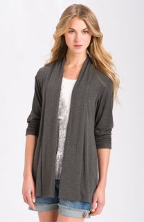 MOD.lusive Ruched Sleeve Long Cardigan ( Exclusive)