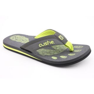 Cushe Forensic Flop Mens Size 11 Gray Synthetic Flip Flops Sandals