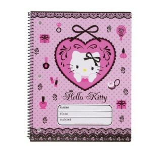 hello kitty wide ruled spiral notebook cosmetic cute hello kitty wide