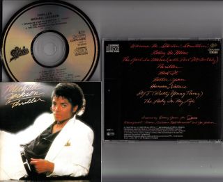 MICHAEL JACKSON  THRILLER CD (1983 Japan Press NO BARCODE Rare Matrix