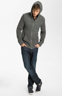 John Varvatos Star USA Hoodie, Sport Shirt & Straight Leg Jeans
