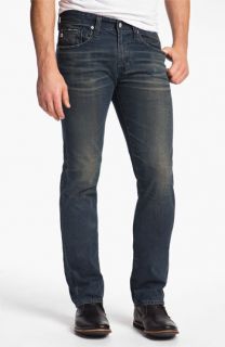 AG Jeans Matchbox Slim Straight Leg Jeans (7 Year Coated Navy)