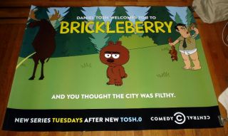 Brickleberry 5ft Poster Comedy Central 2012 Daniel Tosh