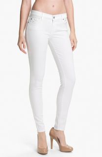 7 For All Mankind® Slim Illusion Overdyed Skinny Stretch Jeans (Stark White)