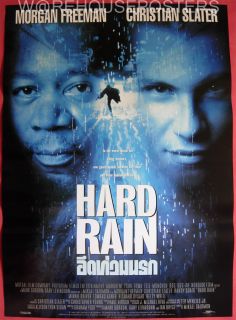 Hard Rain Thai Movie Poster Christian Slater 1998