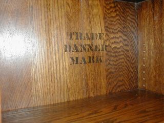 Terrific 1904 RARE Danner Mission Oak Stacking Bookcase