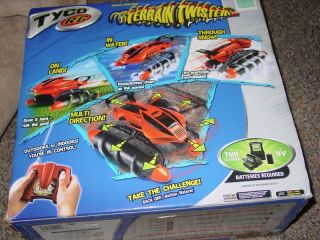  Tyco Mattel R/C Remote Control Red TERRAIN TWISTER  Water  Snow  Dirt