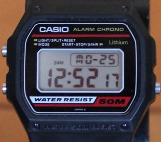 RARE Vintage Retro Casio w 14 Diver Watch