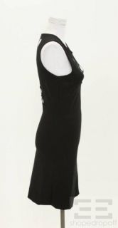 Cynthia Rowley Black Circle Cut Out Sleeveless Dress Size 2